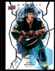 2021-22 UD Ice Rookies #139 Adam Beckman - Minnesota Wild
